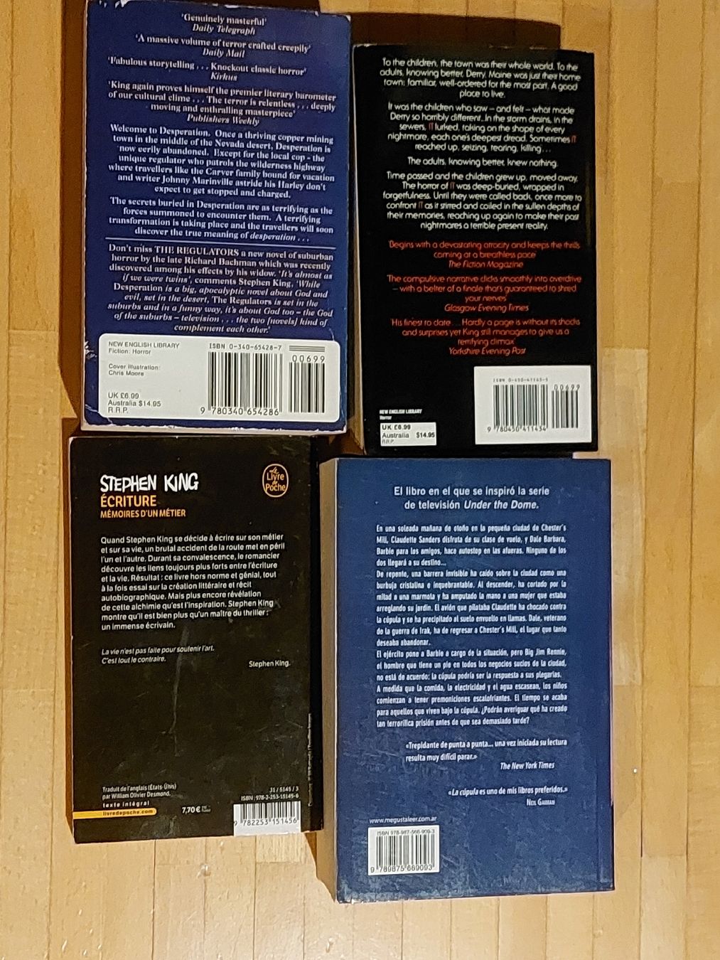 Libri: Stephen King Sammlung, Fremdsprachig 5 Stk. – Usato da Winterthur venduto da Belzarek 4