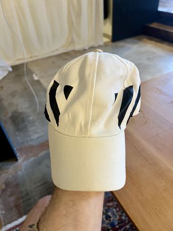 Off-White Striped Baseball Cap