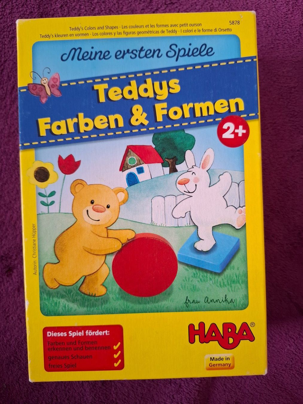 Haba Giochi: HABA erste Spiele - Teddys Farben & Formen – Usato da Müllheim Dorf venduto da Seeeule01