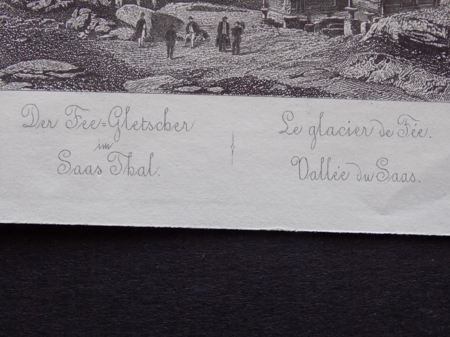 Stiche: Fee Gletscher im Saas Tal Wallis – Gebraucht aus Risch von Rischli15 2