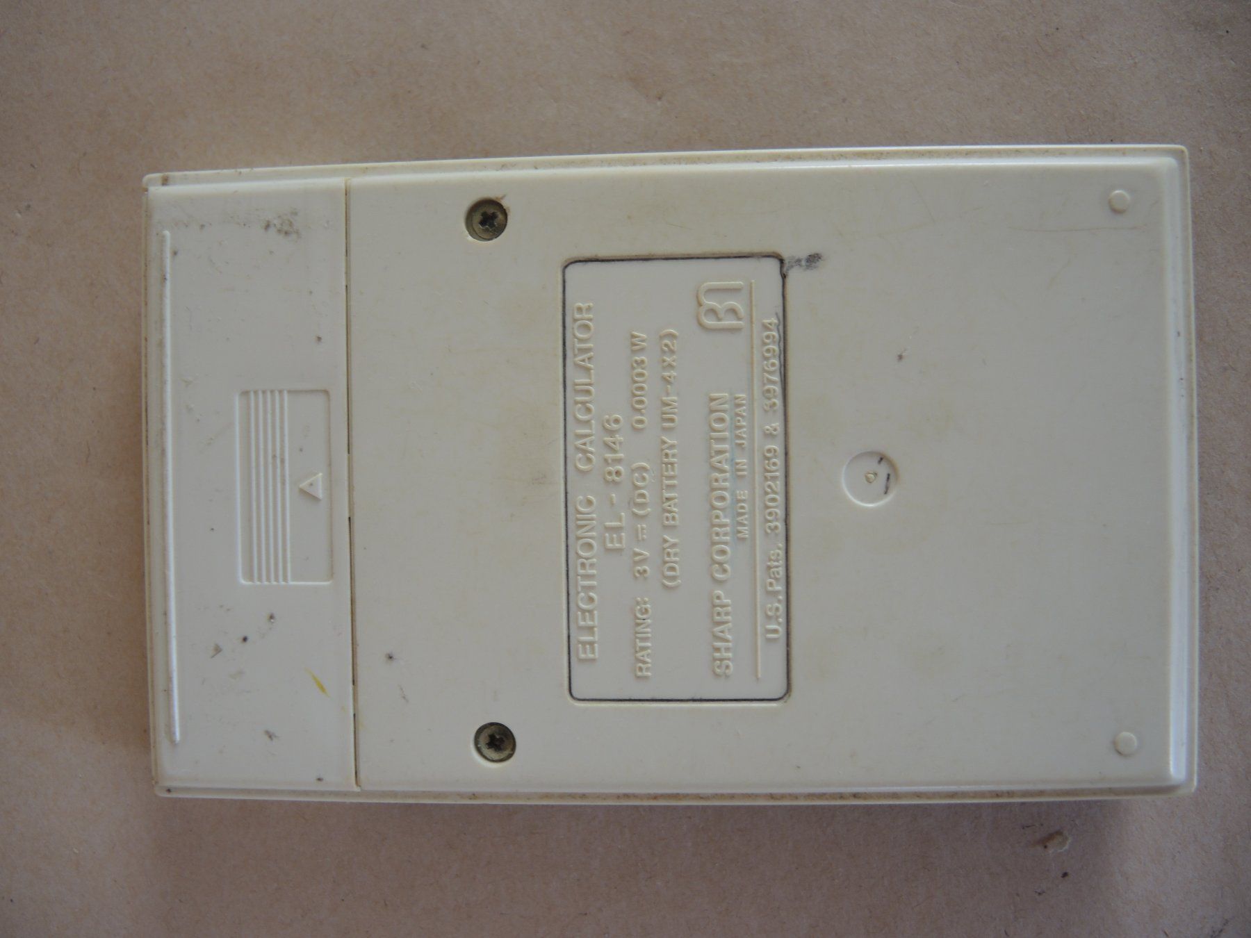Sharp Taschenrechner: Vintage Taschenrechner SHARP ELSI MATE EL-8146 – Defekt aus Rorschach von maeck8 4