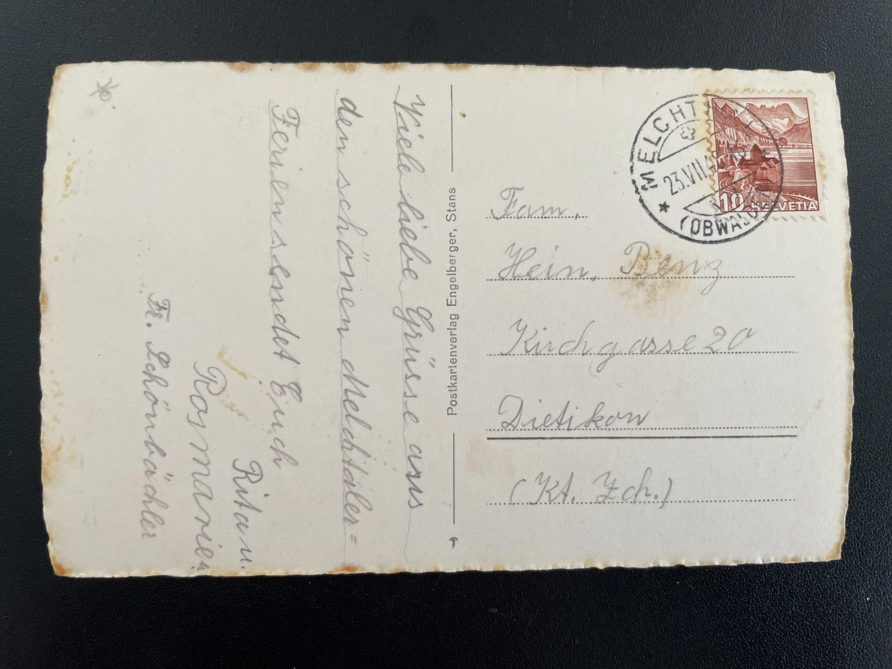 Cartoline postali: AK OW Schwebebahn Stöckalp - Frutt – Usato da Thal venduto da Danny82 1