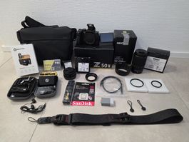 Nie gebrauchte Nikon Z 50 II mit Garantie und neuem Zubehör.