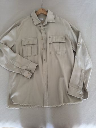 Hemd U.S. Polo Assn. beige Baumwollmix Grösse L neuwertig