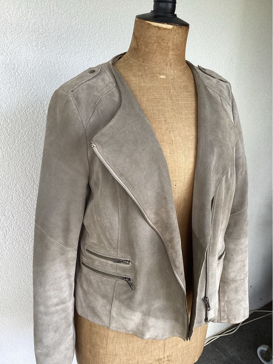 Caroll Jacken: Veste cuir velours CAROLLE taille 44 – Gebraucht aus Agiez von Beve15 1