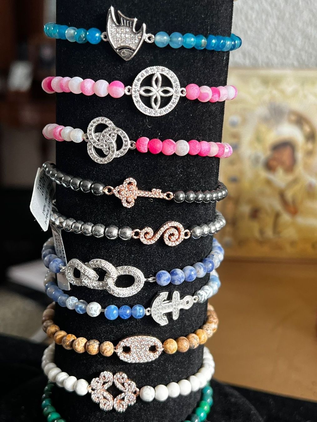 Bracciali & Braccialetti: Stretch Armband nach Auswahl – Nuovo (secondo la descrizione) da Teufen Ar venduto da Exclusive.stuff.CH 2