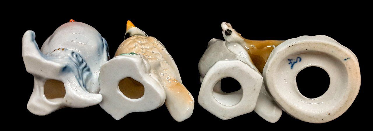 Figuren: 8x Vogel oiseau Sargadelos Gräfenthal Ampurdan Murano ? – Gebraucht aus Tavannes von Brocashop 7