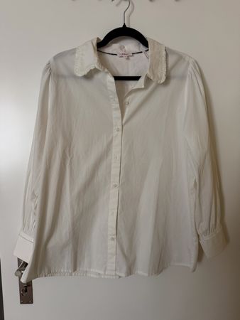 Damen Bluse s.Oliver weiss Langarm Grösse 42 guter Zustand