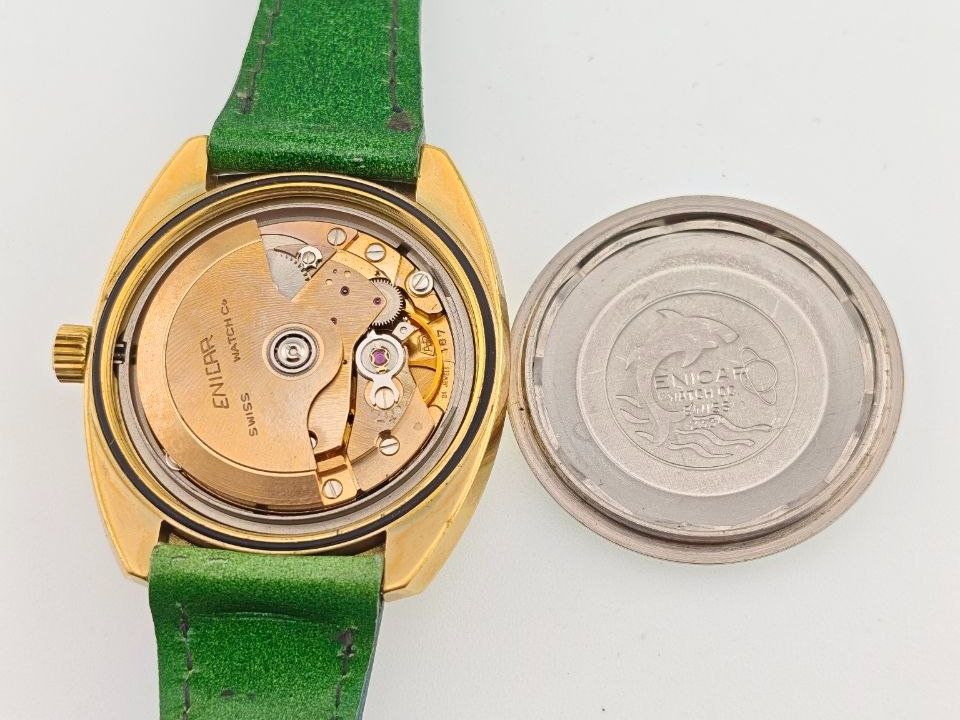 Enicar Orologi: Wunderschöne ENICAR AUTOMATIC Day Date Uhr, new old stock – Nuovo (secondo la descrizione) da Bassersdorf venduto da antik_leo 7