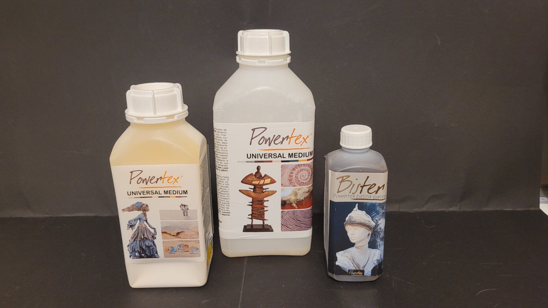 Bastelsets: Powertex Set - Stone Art Cellulose, Medium, Bister, 2 Bücher – Gebraucht aus Liestal von Luggeli1 3