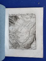 Karte Sihl Schlacht St. Jacob Feuerwerker Gesellschaft 1834
