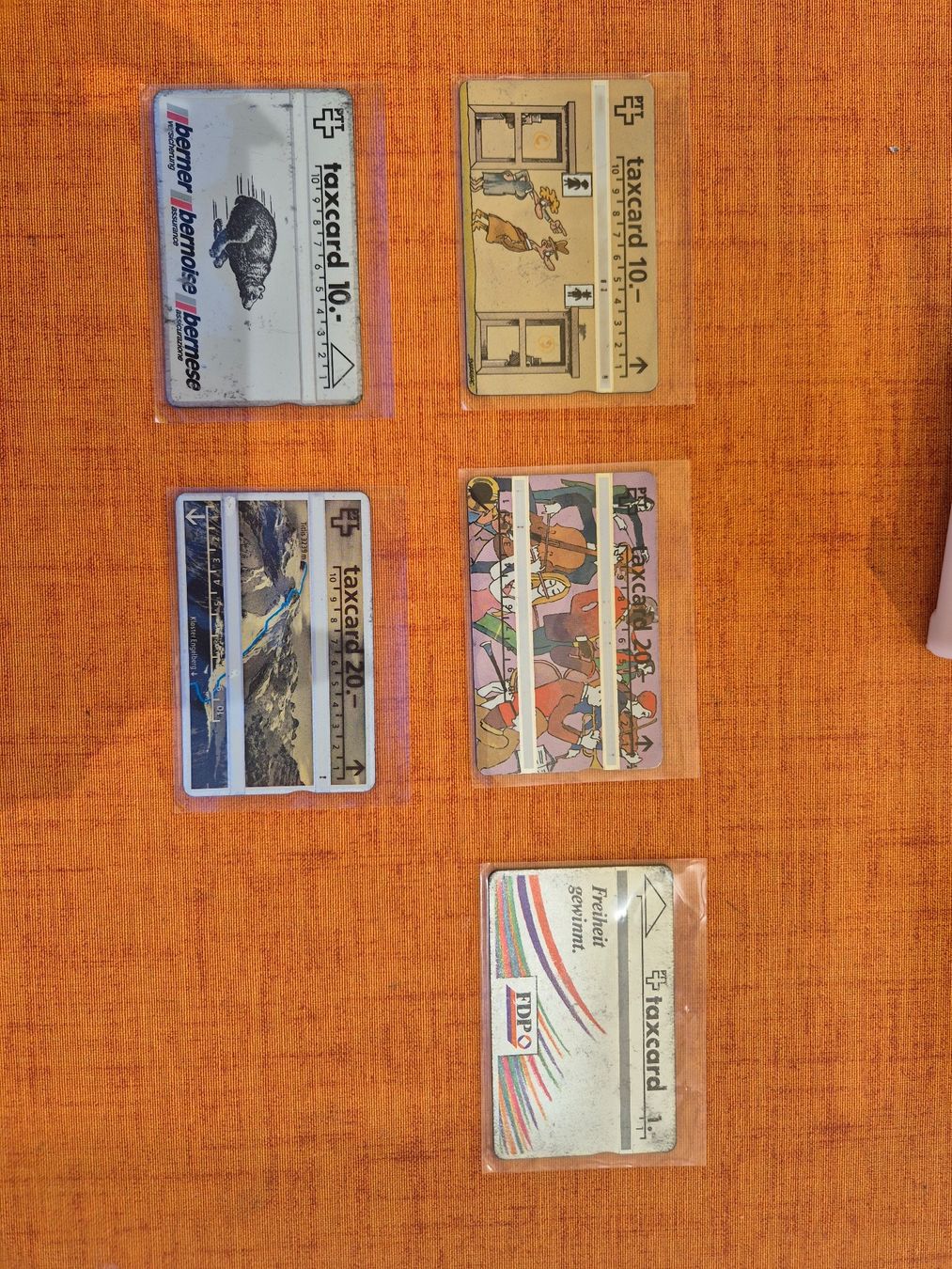 Cartes de téléphone: Verschiedene Taxcards – D'occasion à Würenlos par sul_cm8q
