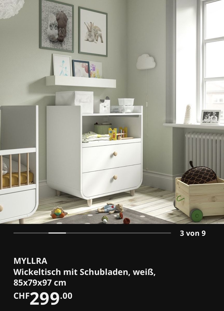 Ikea Wickeltisch & Zubehör: Wickelkomode – Gebraucht aus Dulliken von ade_vbm6 1