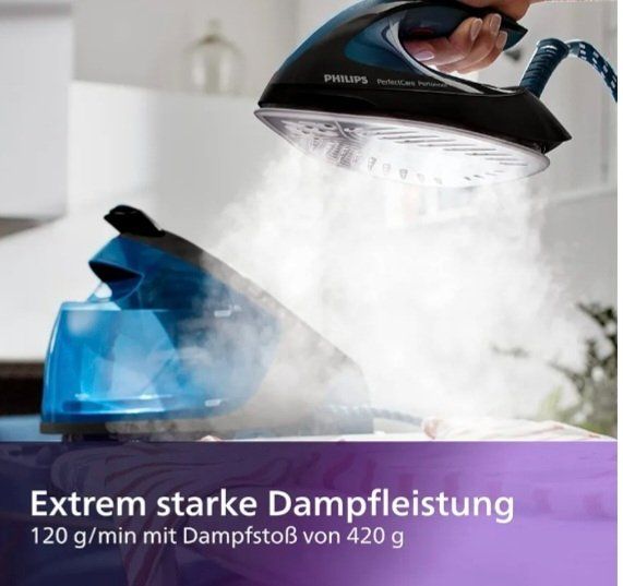 Philips Ferri da stiro: Philips PerfectCare Performer Dampfbügelstation – Nuovo e nell'imballaggio originale da Urtenen-Schönbühl venduto da jet_r9db 2