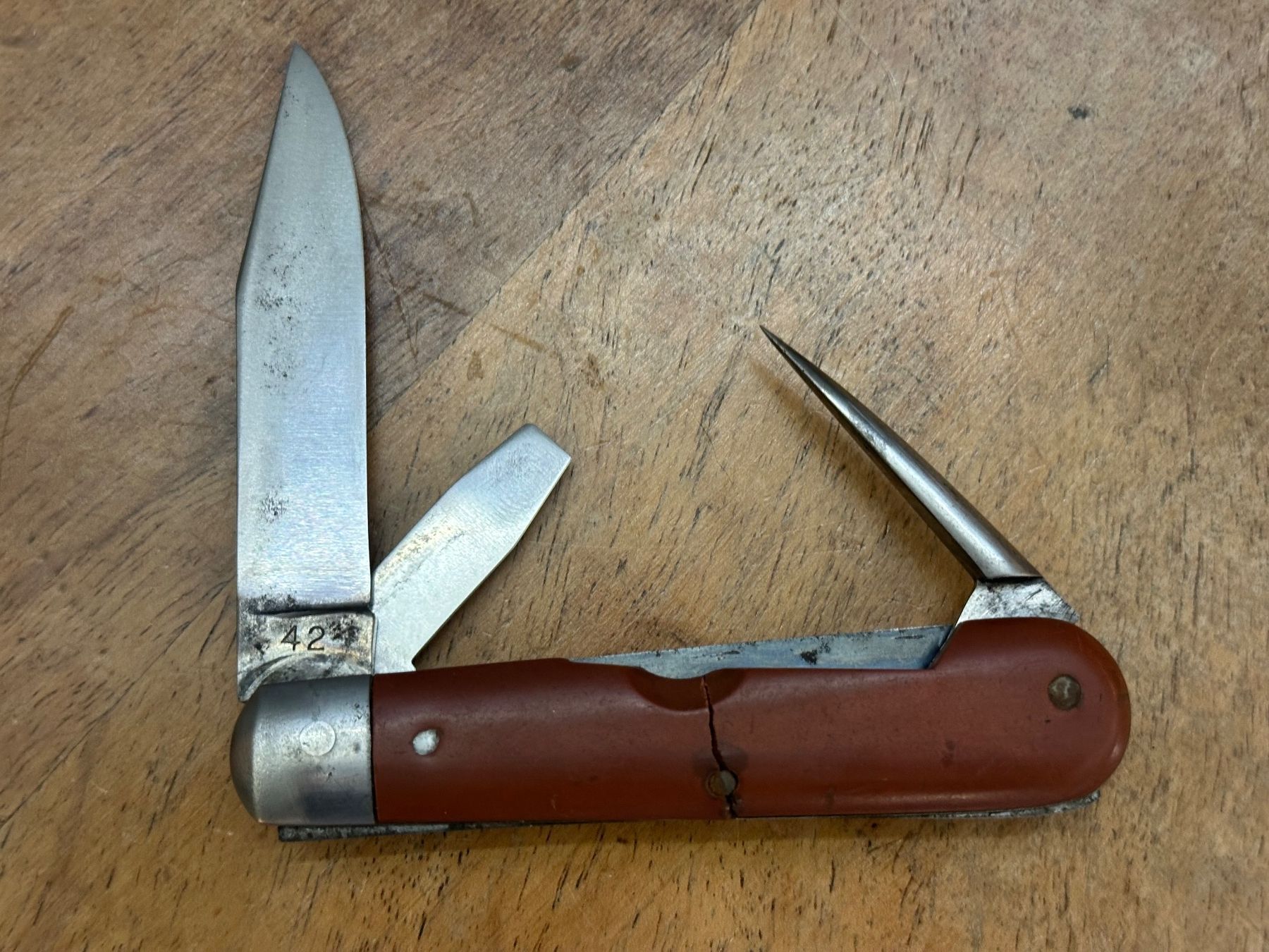 Schweizer Armee Taschenmesser: Elsener - Schweizer Soldatenmesser Modell 1908 – Gebraucht aus Otelfingen von Yossi-68 1