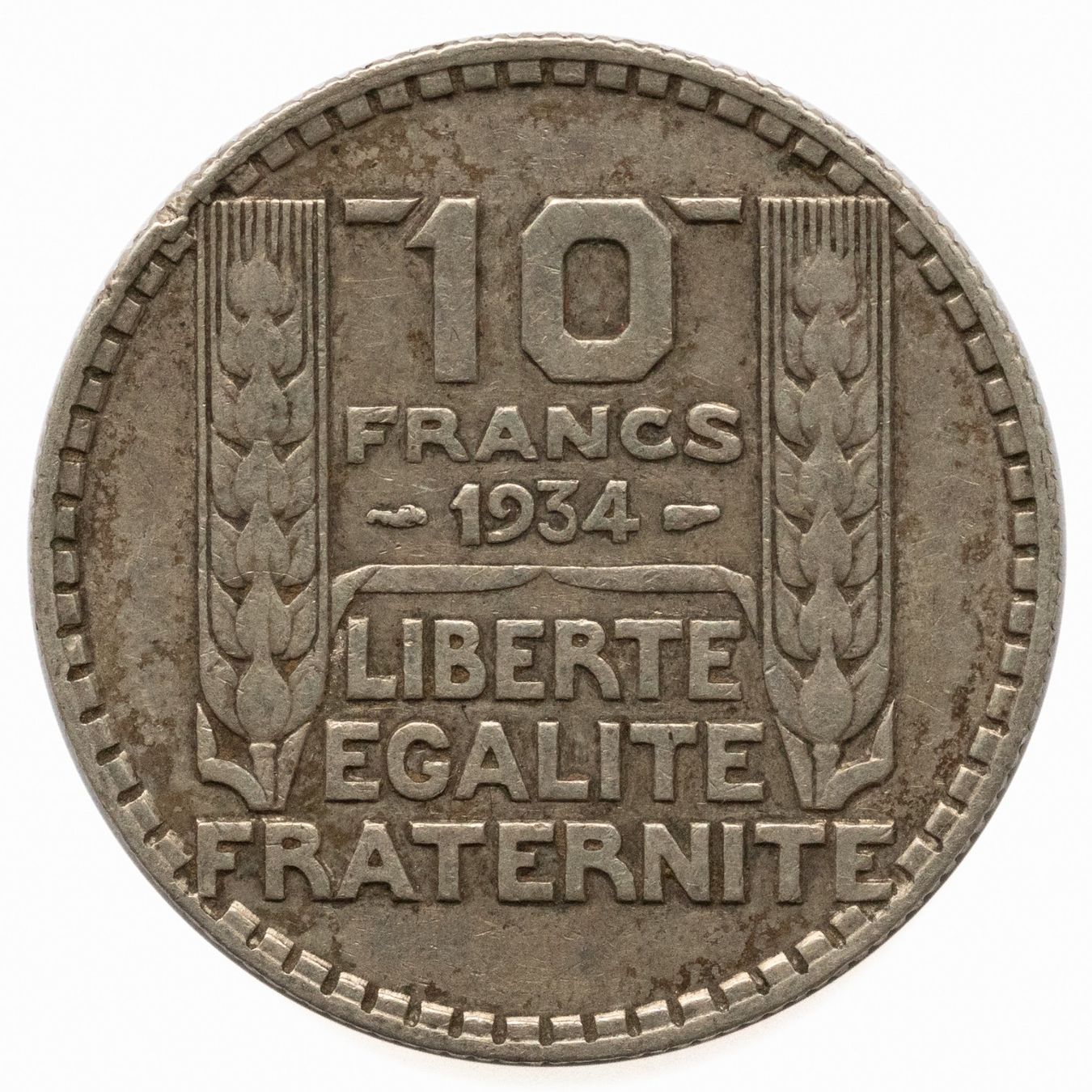 Tutti le monete: Frankreich 10 Francs 1934 Silber – Nuovo e nell'imballaggio originale da Rotkreuz venduto da num_6343