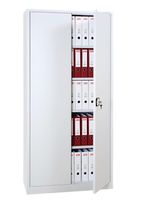 neuer Stahlschrank, H 1950 x B 920 x T 420 mm, lichtgrau