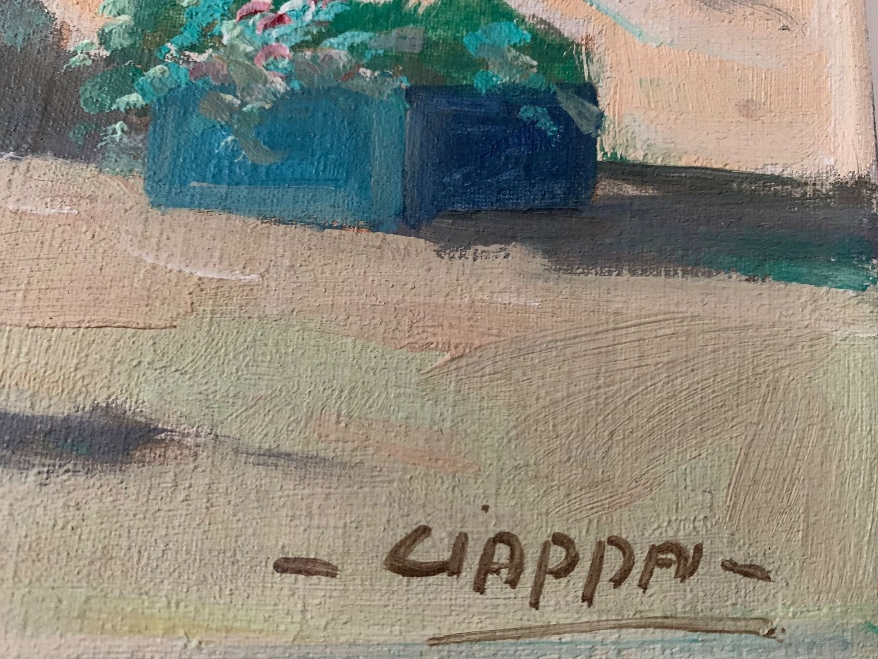 Dipinti: Gemälde Vesuv Napoli – Usato da Aarburg venduto da Ricardolager 1
