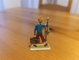 Figurine relief diecast Tintin journaliste