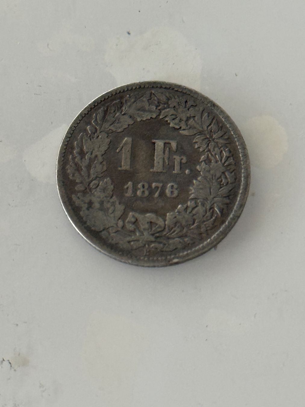 Tutti le monete: 1 Franken 1876  Rar – Usato da Wallisellen venduto da SWISS_SILVER1