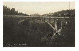 Strasse von Teufen nach Haslen (AR) Rotbachbrücke - 1928