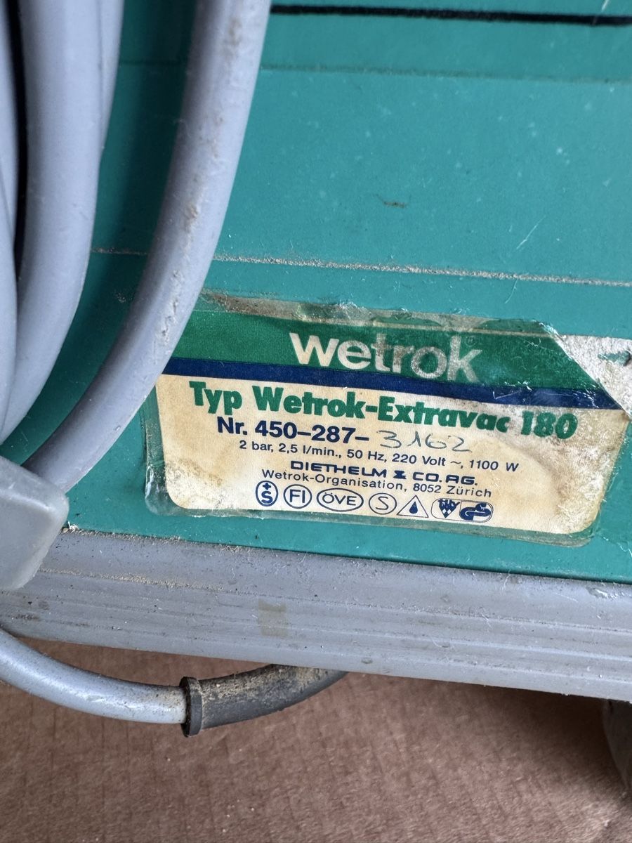 Wetrok Tutte le macchine: Wetrok Extravac 180 – Usato da Belp venduto da ch1999 5
