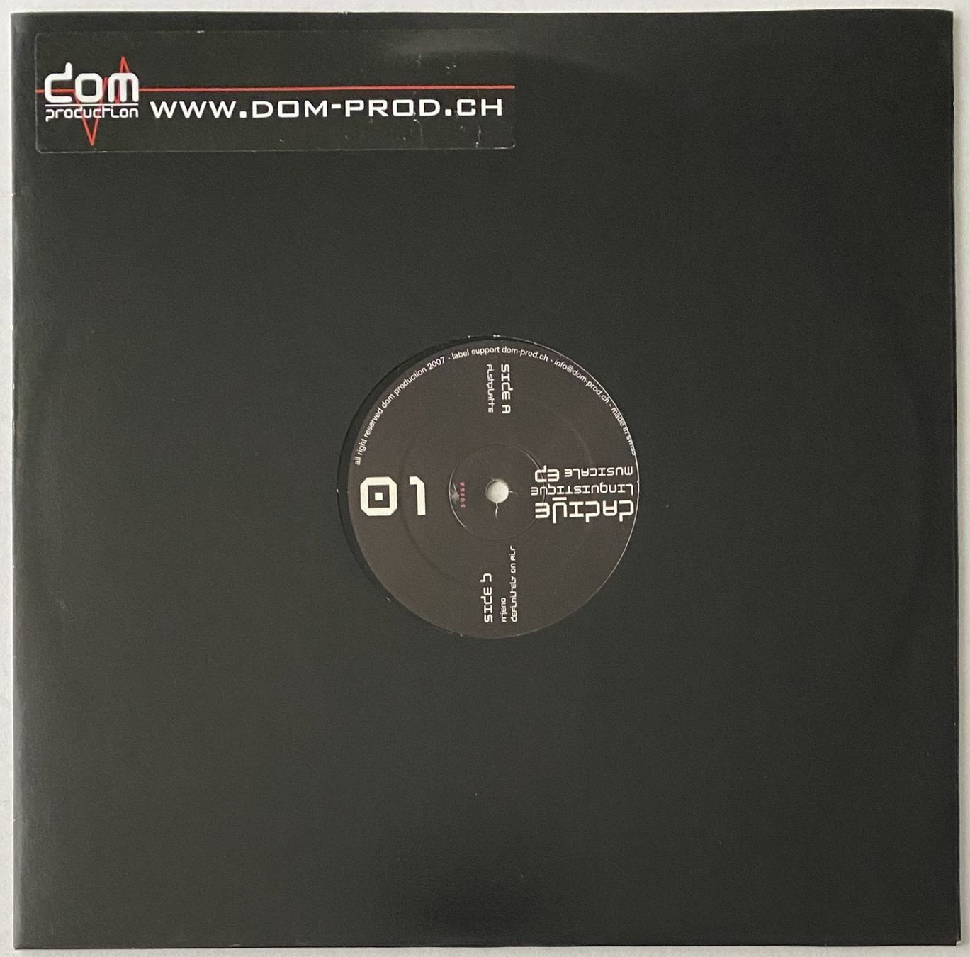 Dischi in vinile: Dadive - Linguistique Musicale EP (12", EP) – Usato da Genestrerio venduto da TheMad