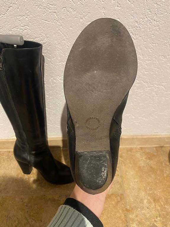Chaussures femmes: Lederstiefel mit Absatz Gr. 38 bagatt – D'occasion à Schmiedrued par Giorda 3