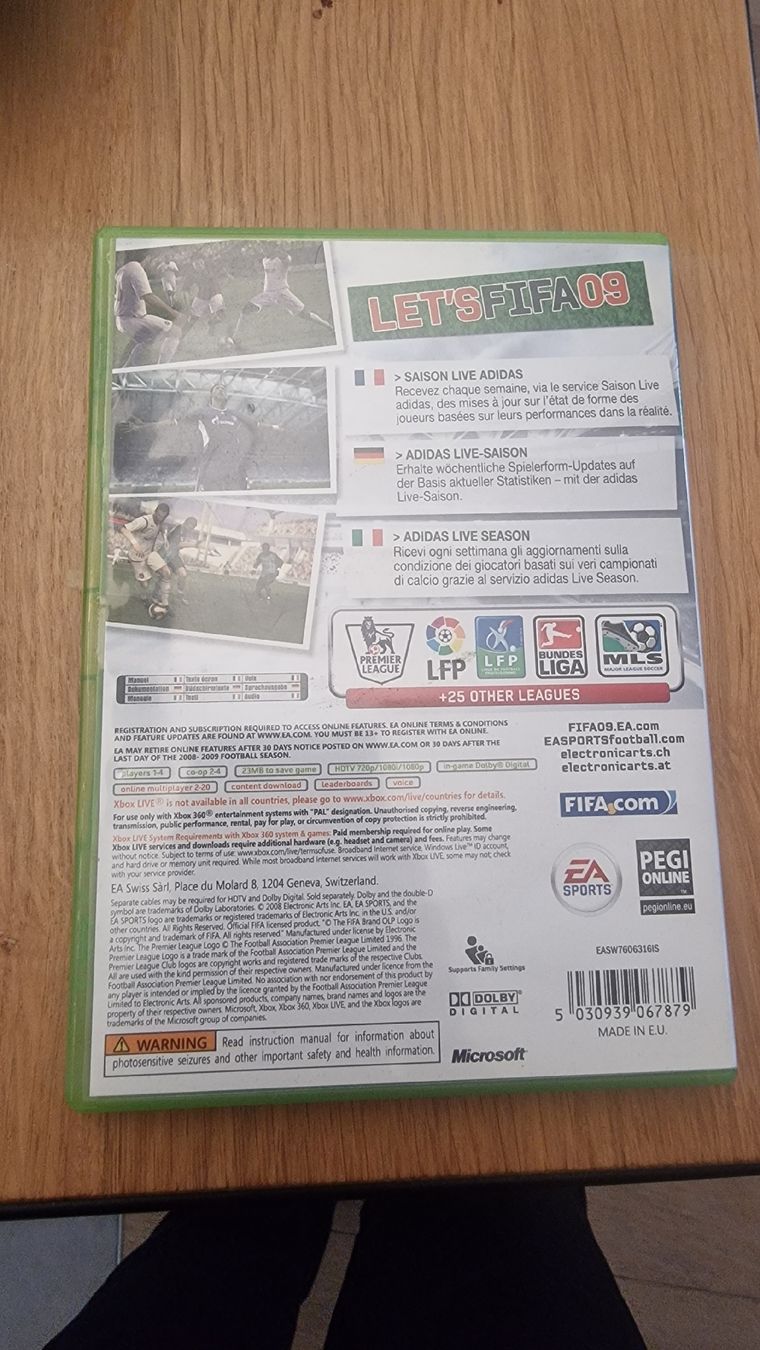 Microsoft Spiele: FIFA 09 // XBOX 360 ⚽️ – Gebraucht aus Lausanne von Intercostal 1