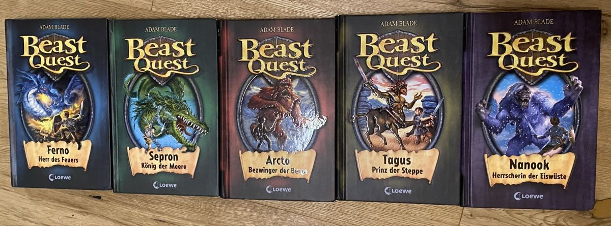 Livres: Beast Quest Band 1-5 – D'occasion à Lütschental par AB81