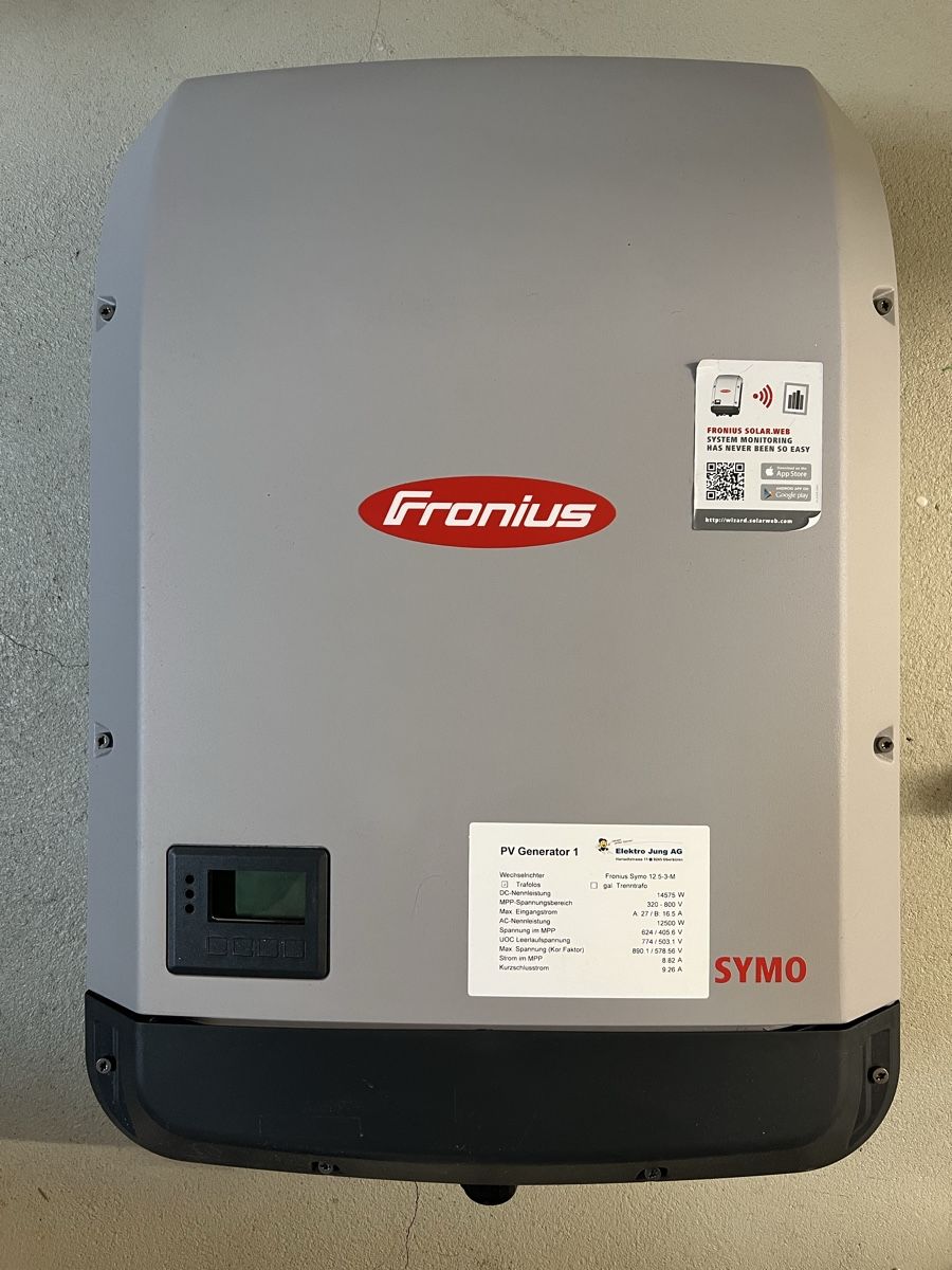 Fronius Onduleurs: Fronius Symo 12.5-3-M Wechselrichter – D'occasion à Niederwil SG par Gastwirt