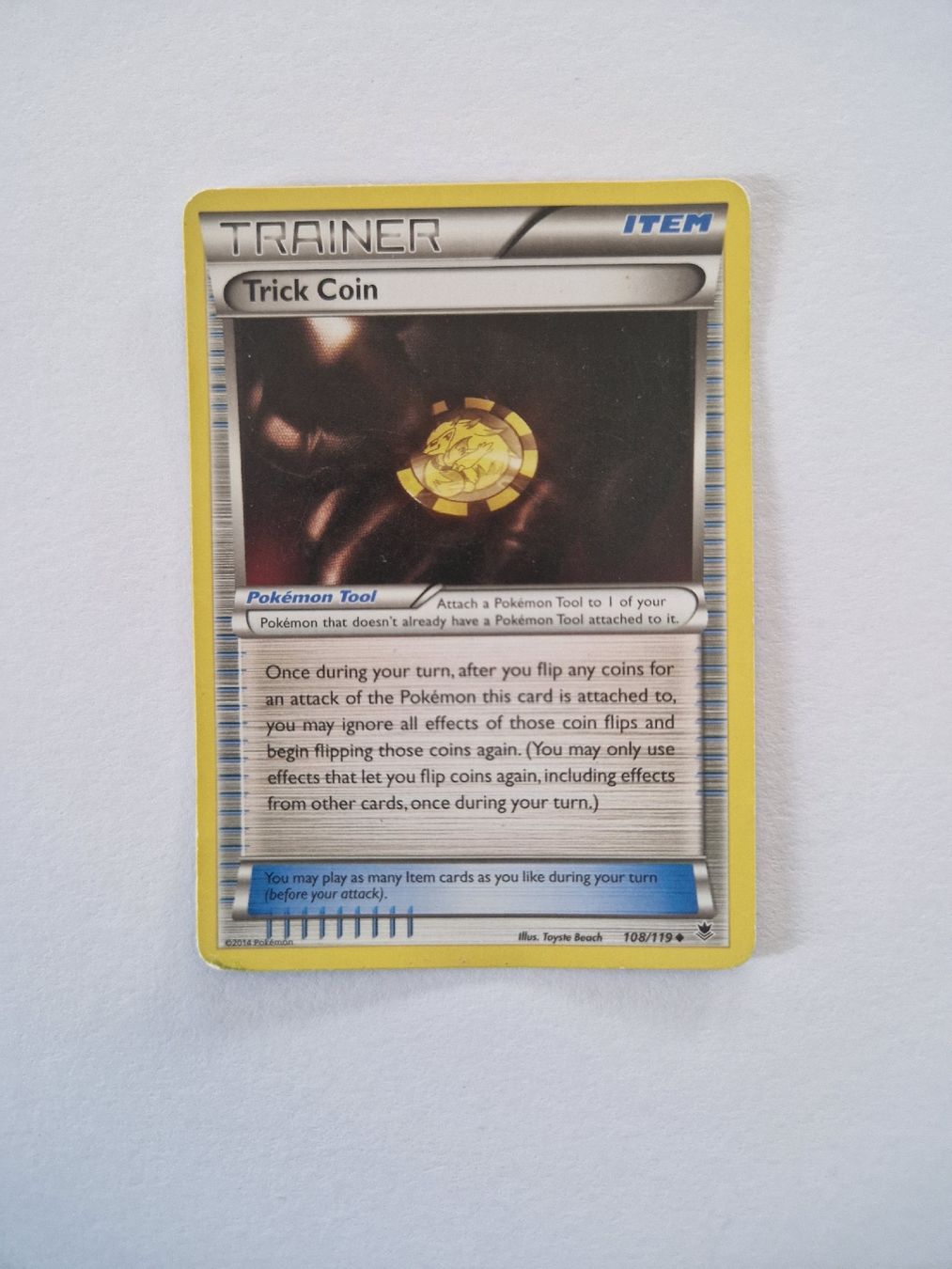Pokémon Cartes à collectionner: Trick Coin - Phantom Forces - EN – D'occasion à Romont FR par raj_sjv9