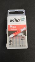 Wiha Max. Tor-Bits Lifetime, PH2, 5 Stück