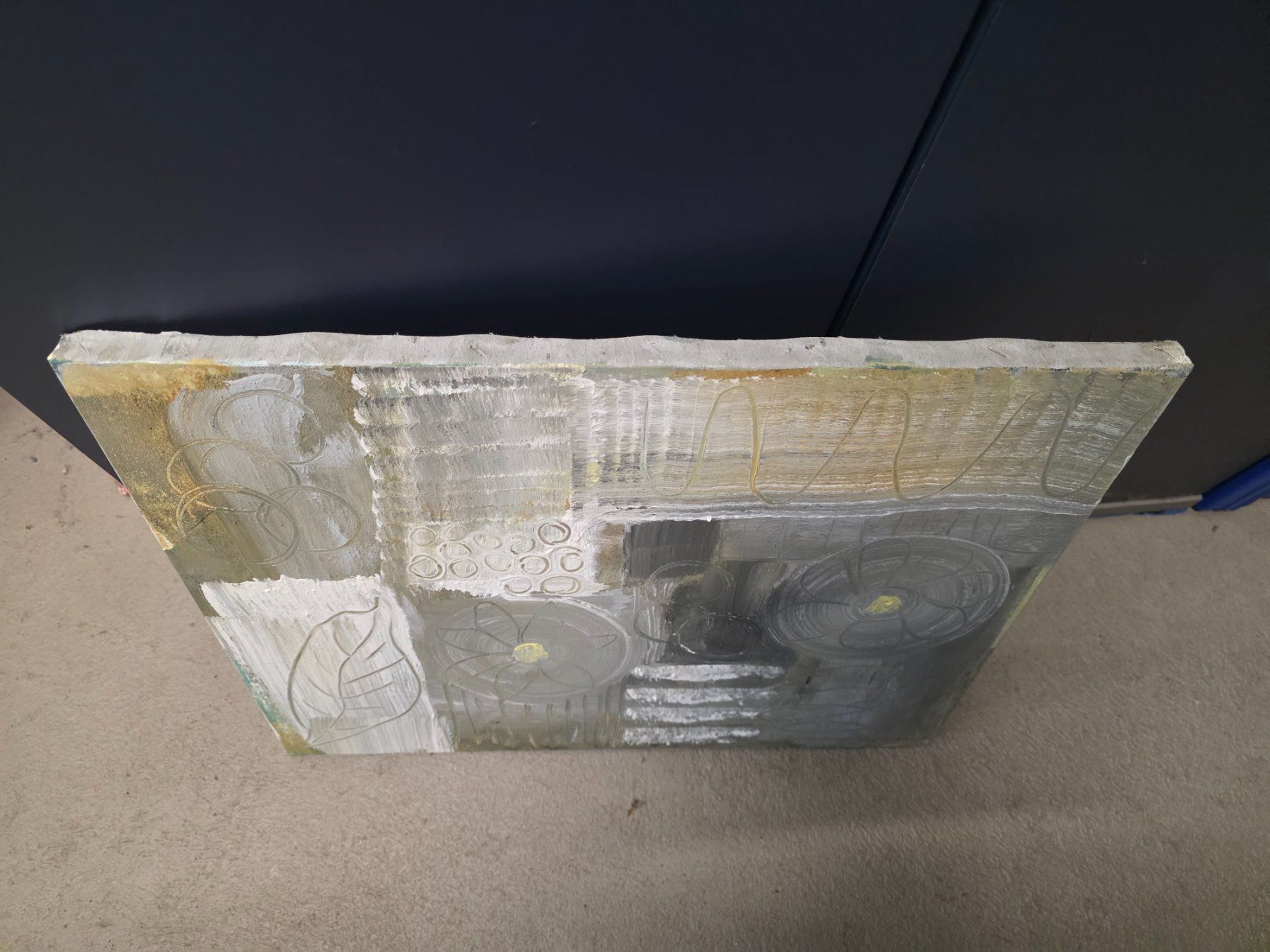Dipinti: abstraktes Bild Gemälde moderne Kunst 50 cm x 40 cm – Usato da Walterswil BE venduto da Lonitti 3