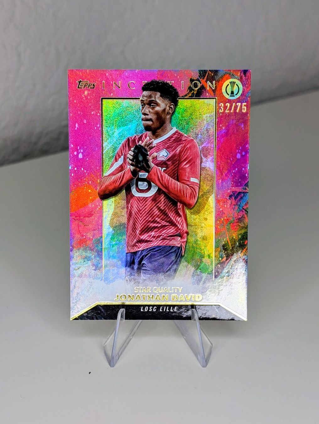 Topps Carte collezionabili: Jonathan David 32/75 LOSC Lille Topps Inception – Nuovo (secondo la descrizione) da Hunzenschwil venduto da BRPCards