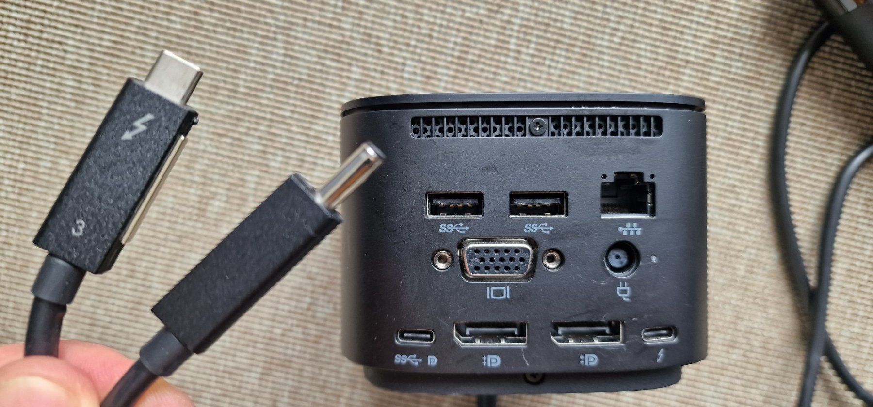 Hewlett Packard Docking station: HP thunderbolt dock g2 mit 230W Netzteil – Usato da Gerlafingen venduto da diotech 3