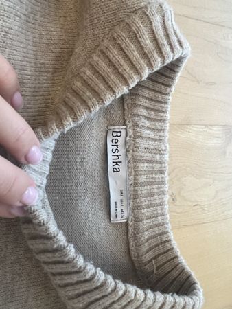 Damen Pullover Bershka beige Grösse S wie neu