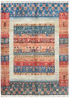 Handgeknüpfter afghanischer Khurjeen Orientteppich 210x155cm