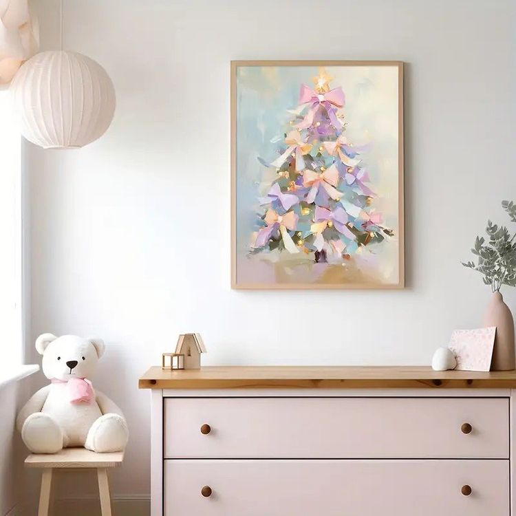 Noeud Cheveux JoJo Siwa – Sapin De Noël – Noir Et Arc-en-ciel – Pompon – Cadeau