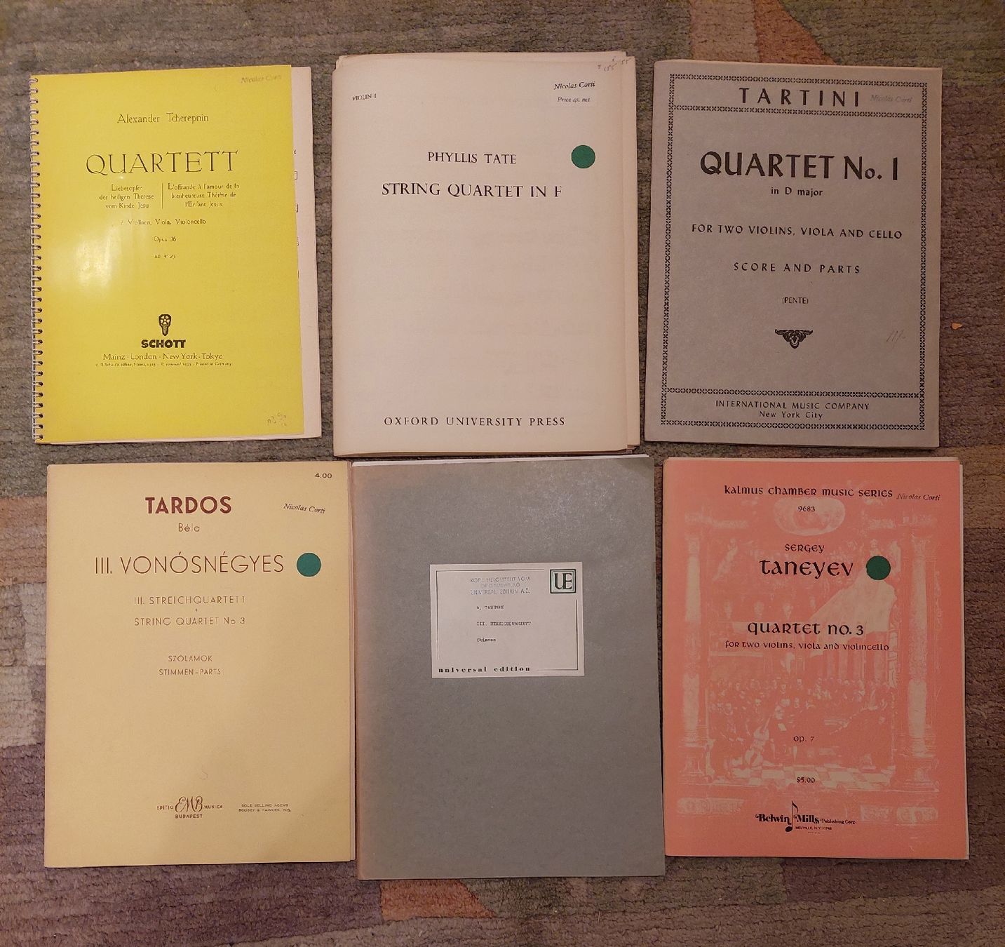 Bücher: 30 Streichquartette komplett – Gebraucht aus Zürich von Cortin 3