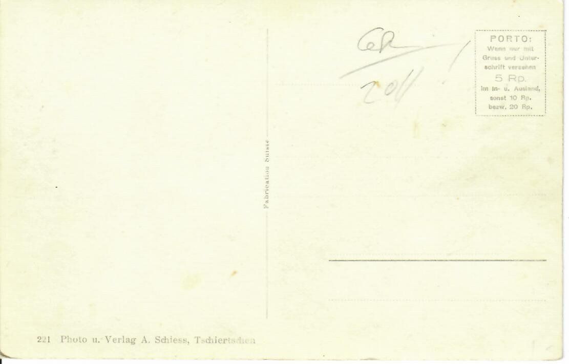 Cartoline postali: Urdensee mit Hörnli bei Tschiertschen – Usato da Hochdorf venduto da Ziegel-16 1