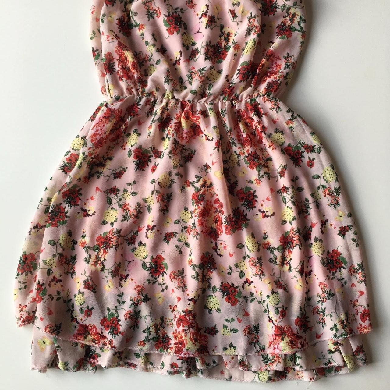 Vestiti: Mini-robe sans bretelles à fleurs - taille S/M – Usato da Troinex venduto da Irisglo 1