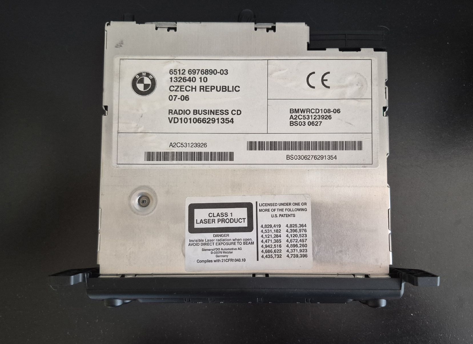 BMW Radio: Original Mini BMW Business CD Radio / RDS – Usato da Naters venduto da Monika-K 1