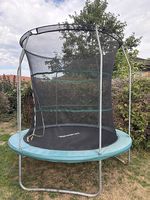 Trampolin Techsport mit Sicherheitsnetz guter Zustand