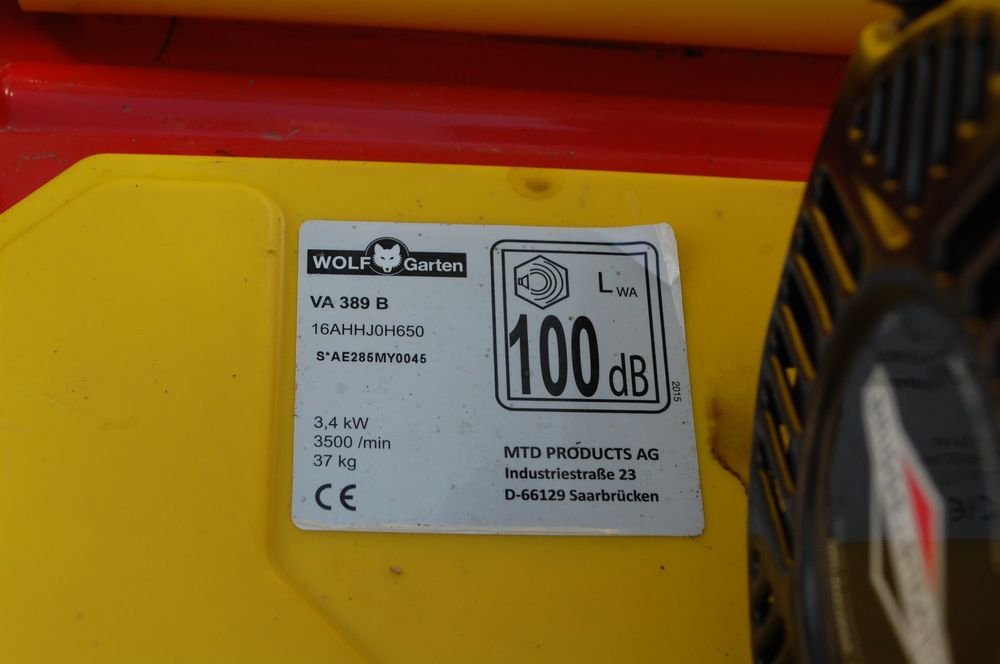 BenzinVertikutierer Wolf VA 389 B Kaufen auf Ricardo