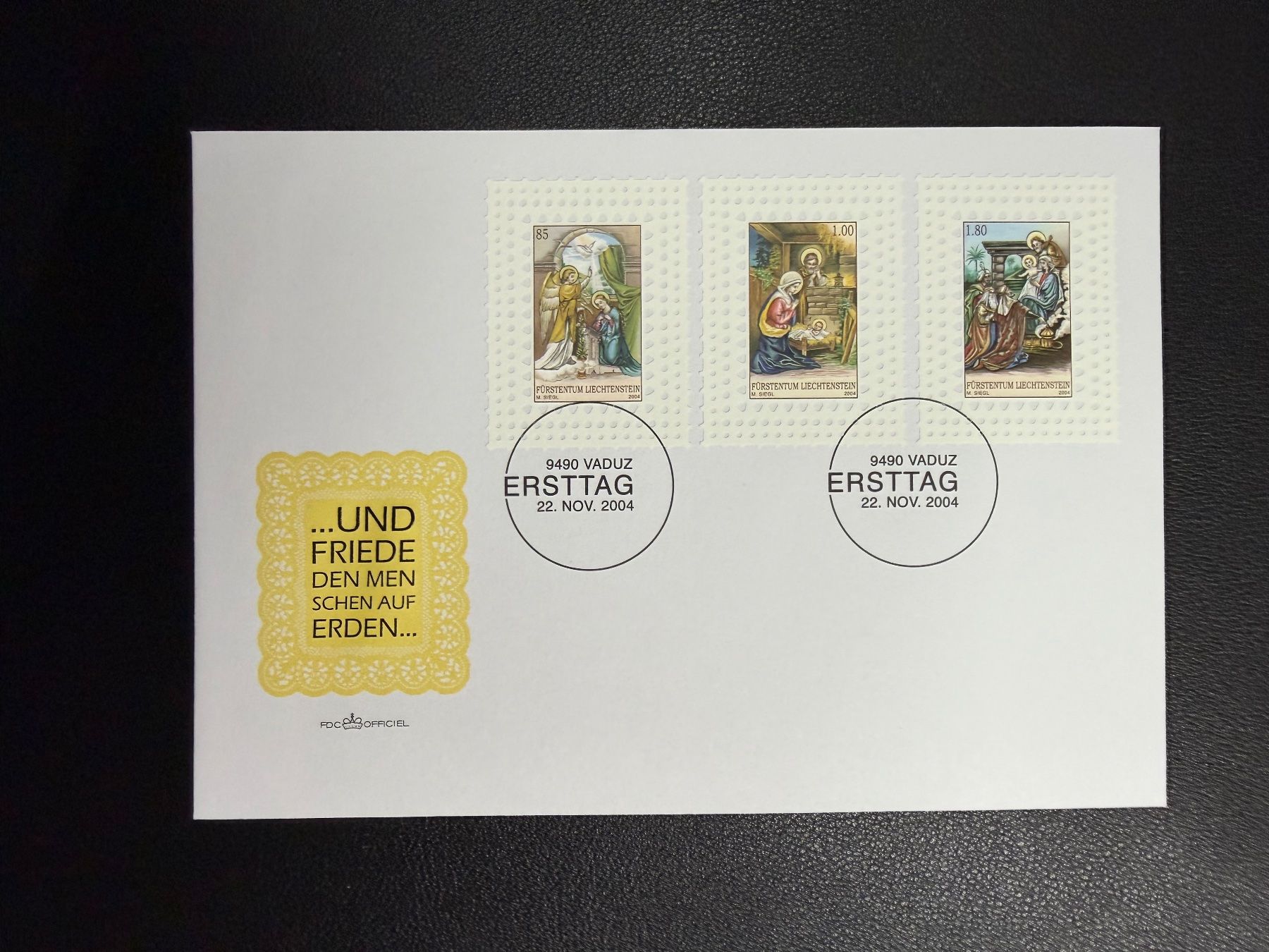 Alle Briefmarken: Liechtenstein FDC 2004 – Gebraucht aus oberrüti von jeanmei