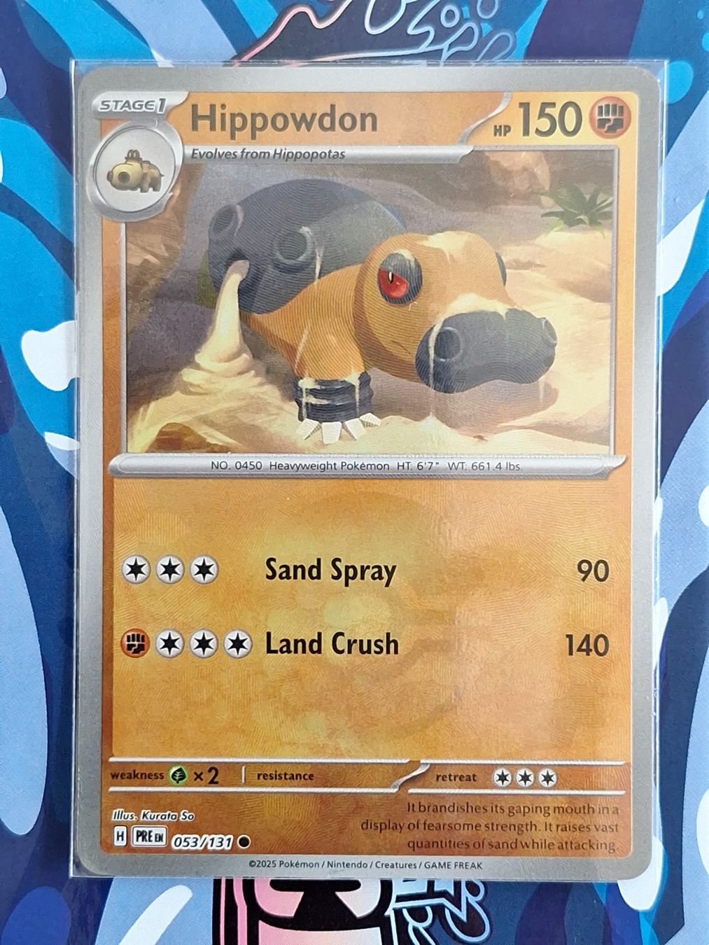 Pokémon Carte collezionabili: Hippowdon - Pokeball Reverse Holo Prismatic Evolution - #14 – Usato da Altstätten SG venduto da GGsGameshop