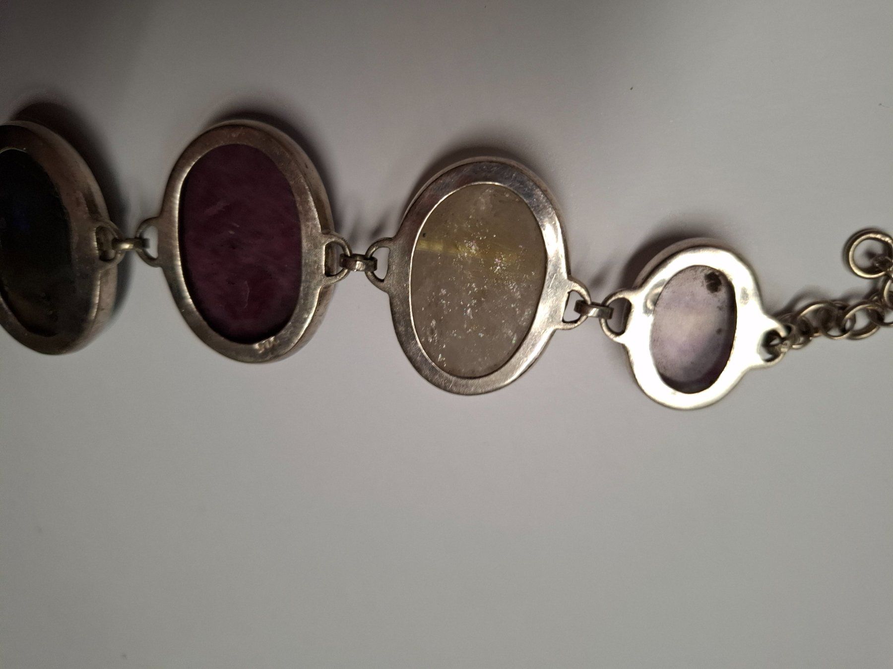 Bracciali & Braccialetti: Edles Vintage Stein-Armband, Silber – Usato da Wolhusen venduto da Pindha05 4