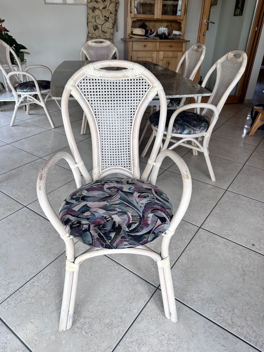 Tischset: Steintisch + 8 Stühle – Neu (gemäss Beschreibung) aus Rünenberg von nin_7qct 5