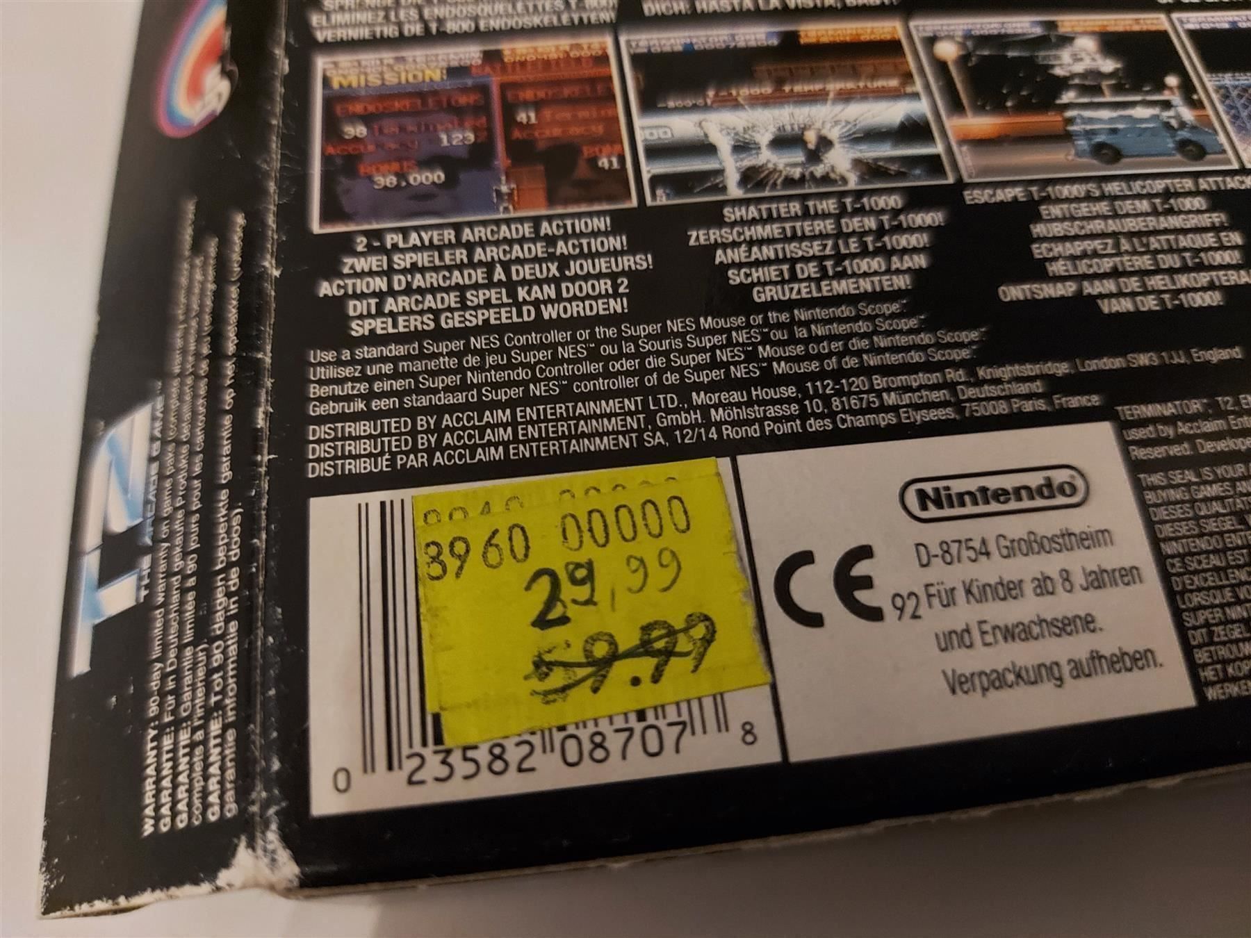 Spiele: Terminator 2 SNES Super Nintendo + OVP – Gebraucht aus Aarau von Kaesekuchen2000 5